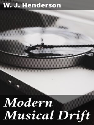 cover image of Modern Musical Drift